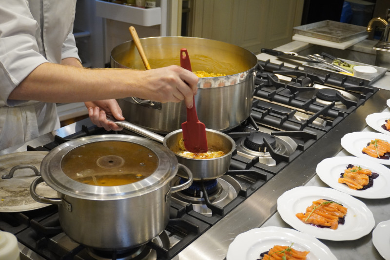 Training workshop and international team cooking in Milan - 2