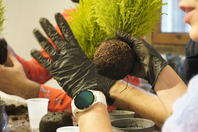 AKAMAS socially-conscious team building with Kokedama workshop - 15