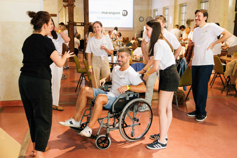 Outdoor charity team building for the Marangoni Institute - 100