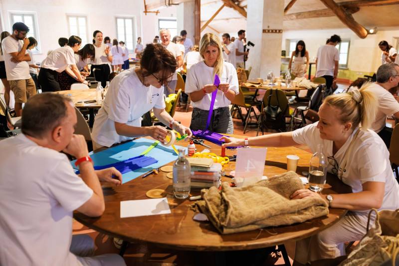 Outdoor charity team building for the Marangoni Institute - 89