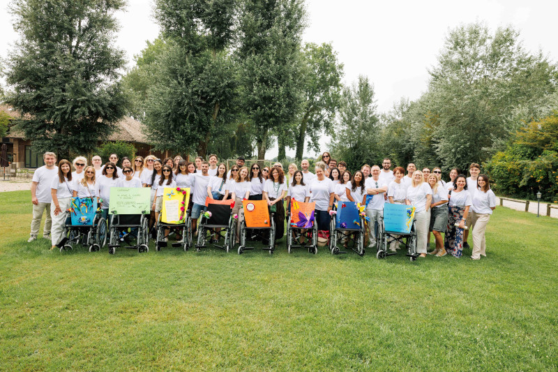 Outdoor charity team building for the Marangoni Institute - 108