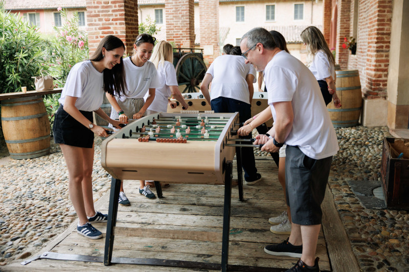 Outdoor charity team building for the Marangoni Institute - 41