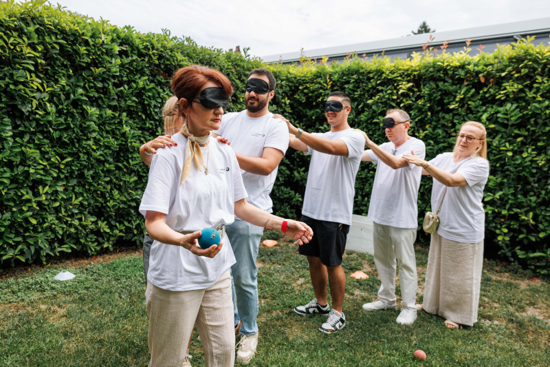 Outdoor charity team building for the Marangoni Institute - 105