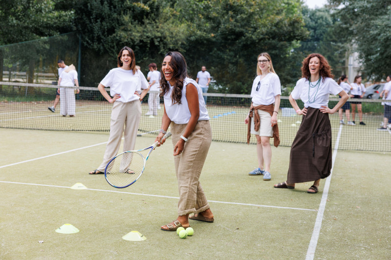 Outdoor charity team building for the Marangoni Institute - 70